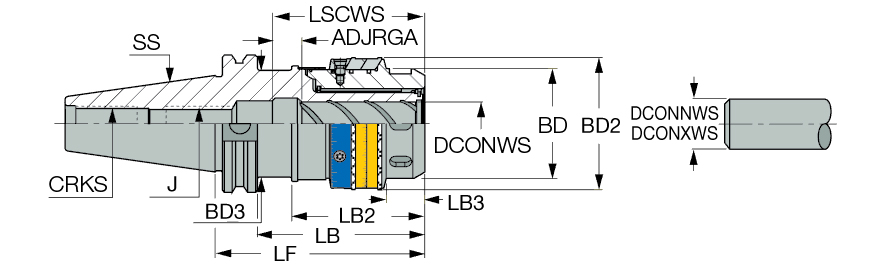 CAT50MAXIN3/4X4.13BIN